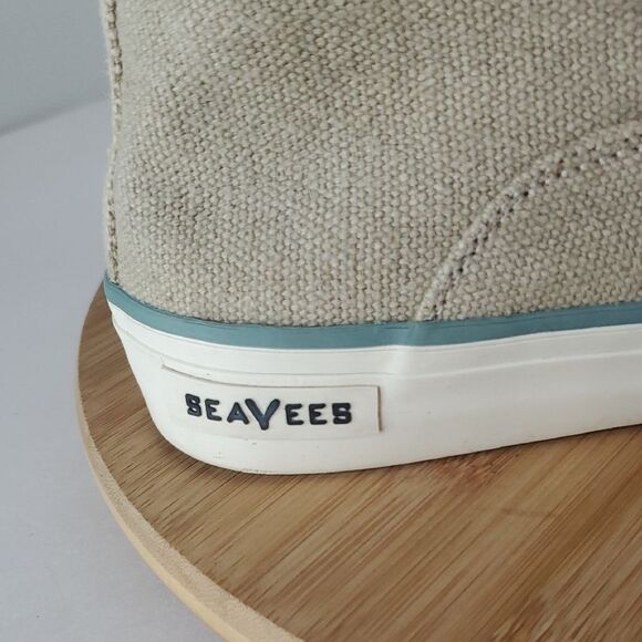 Seavees Women's Huntington Middie Jungmaven Tan Hemp Canvas Slip-On Shoes Size 9 - Picture 2 of 14